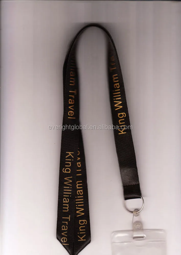 
F069 Badge Holder Type PVC ID card badge features with custom printed lanyard for promotion 