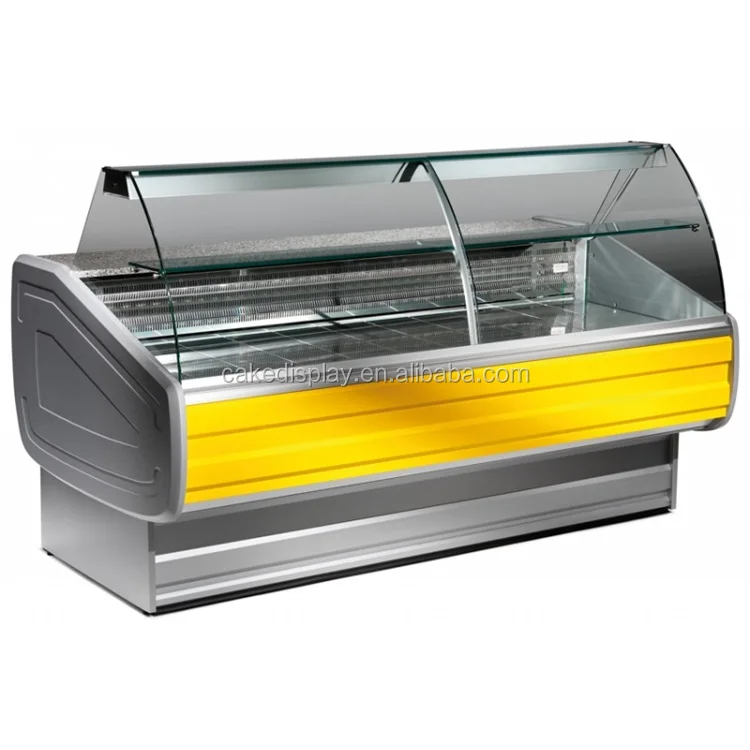 Supermarket Equipment Fan Cooling Meat Display Freezer