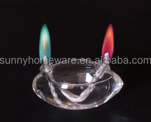 hand made high quality clear indoor glass oil lamps
