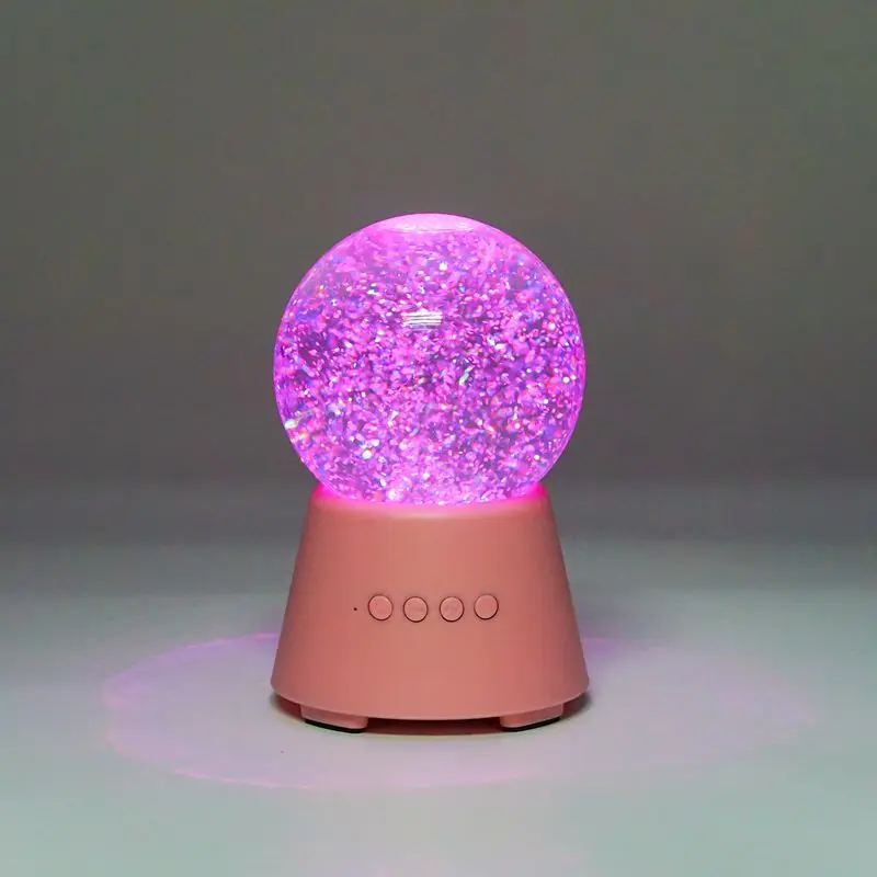 Волшебный хрустальный шар для танцев на воде, светодиодный беспроводной динамик с эффектом торнадо