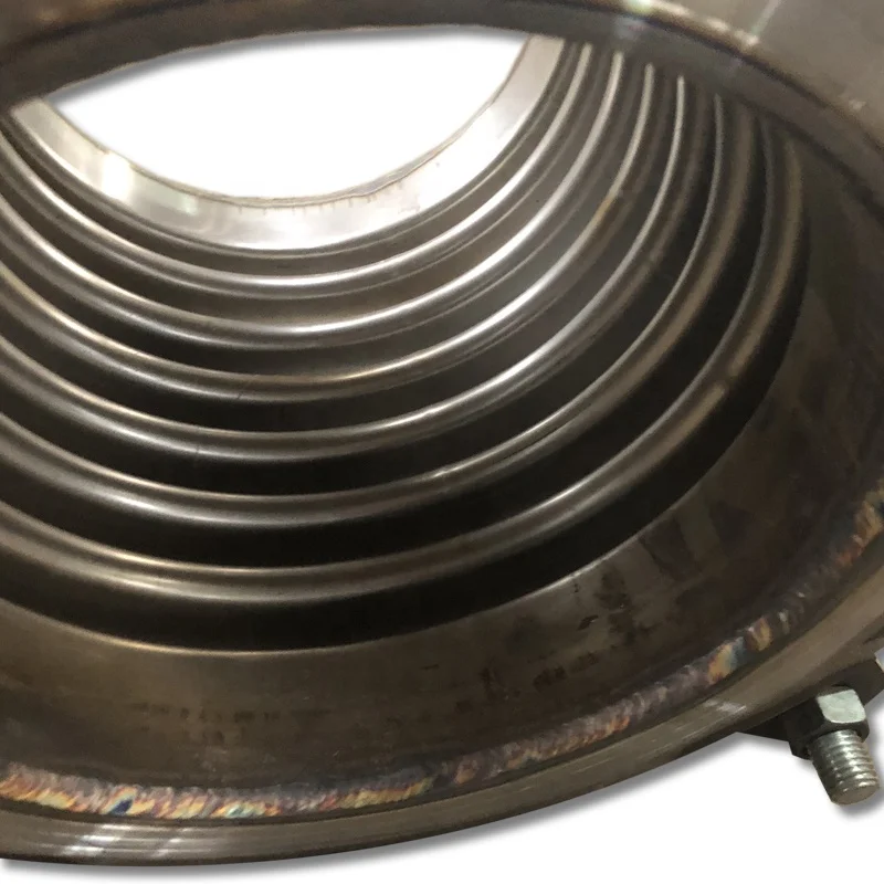 Pipe vibration isolator bellows expansion joint flexible compensator