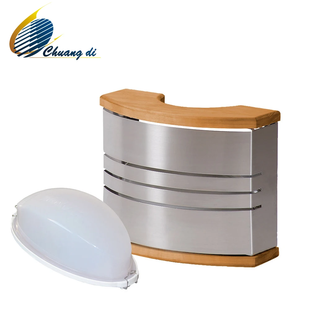 
Harvia sauna cabin stainless steel silver color sauna light 