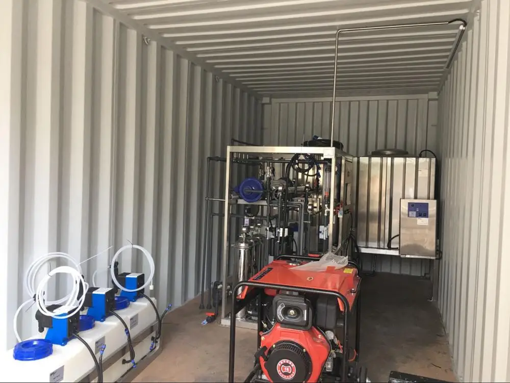 Mobile Container House ro water filter system water treatment plant
