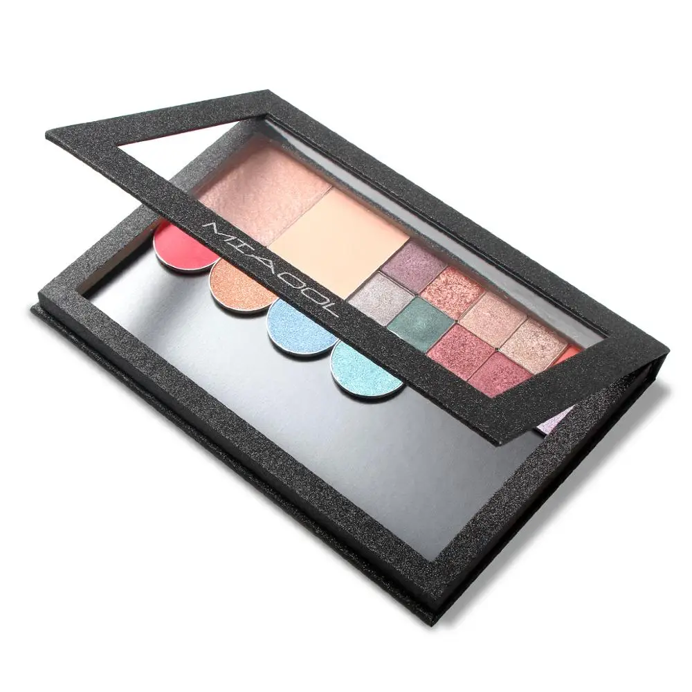 
2021 China factory OEM design girl eyeshadow case paper powder pallets 