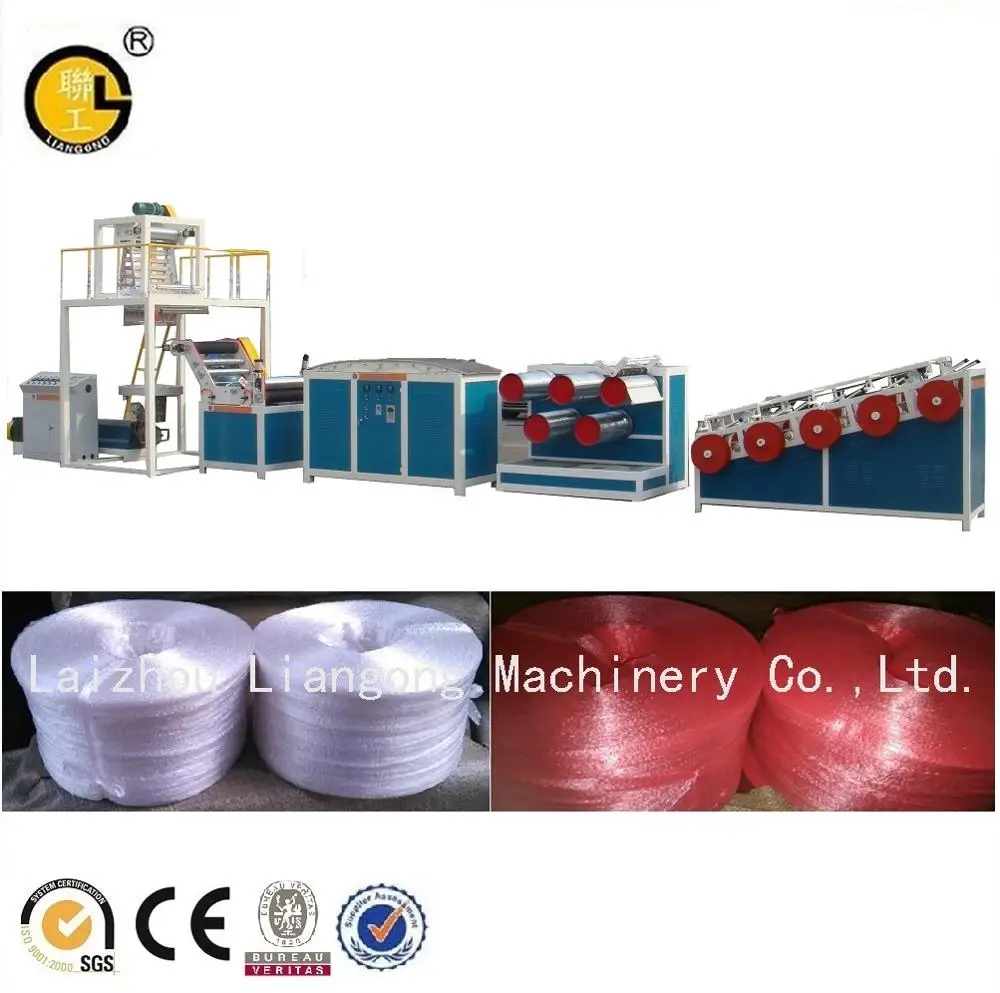 New Machine PP Split Yarn Film Machine Rope Extrusion Line