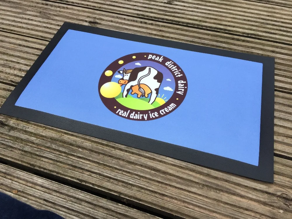 Барная дорожка для сублимационной печати белые пустые барные пивные коврики