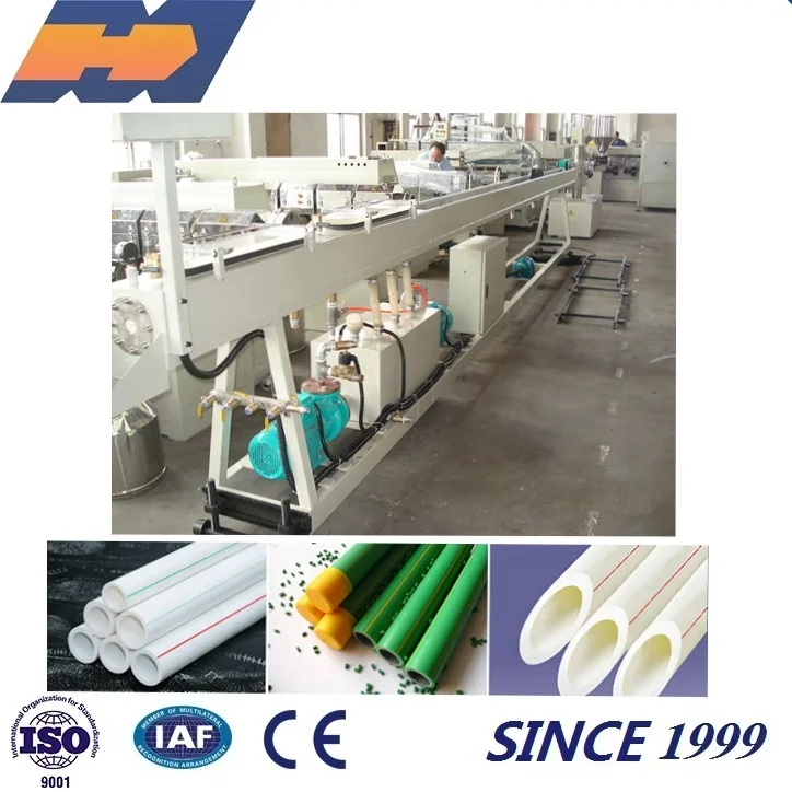 PPR pipe making machine pe pipe extrusion line water pipe production machine Huaming machinery