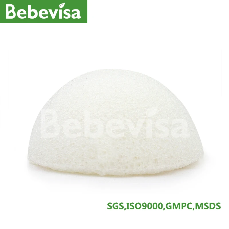 Silk Collagen Baby Bath Sponge Sea Sponge Wholesale White Natural Konjac Sponge 5 Years in Dry State; 2 Years in Wet Brush