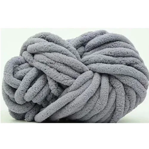 Wuge 100% polyester thick ice line knitting yarn for blanket