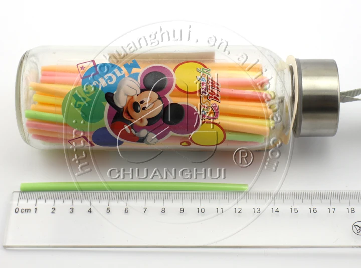 160g CC Stick Candy In Water Glass Cup