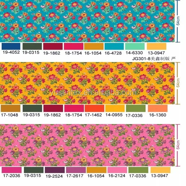 Wholesale100% Polyester pigment printed microfiber peach skin fabric for bedding/mattress textile fabric