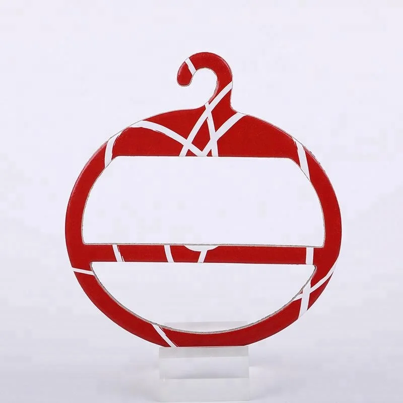 Paper cardboard Ring Scarf Holder Tie Hanger Belt Closet Clothes Organizer Hook