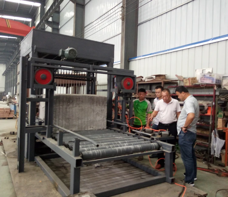 Машина для резки пенобетонных блоков,