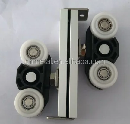 Wooden Door Hanging Wheel  sliding Door Rollers Accessories Pulley Track
