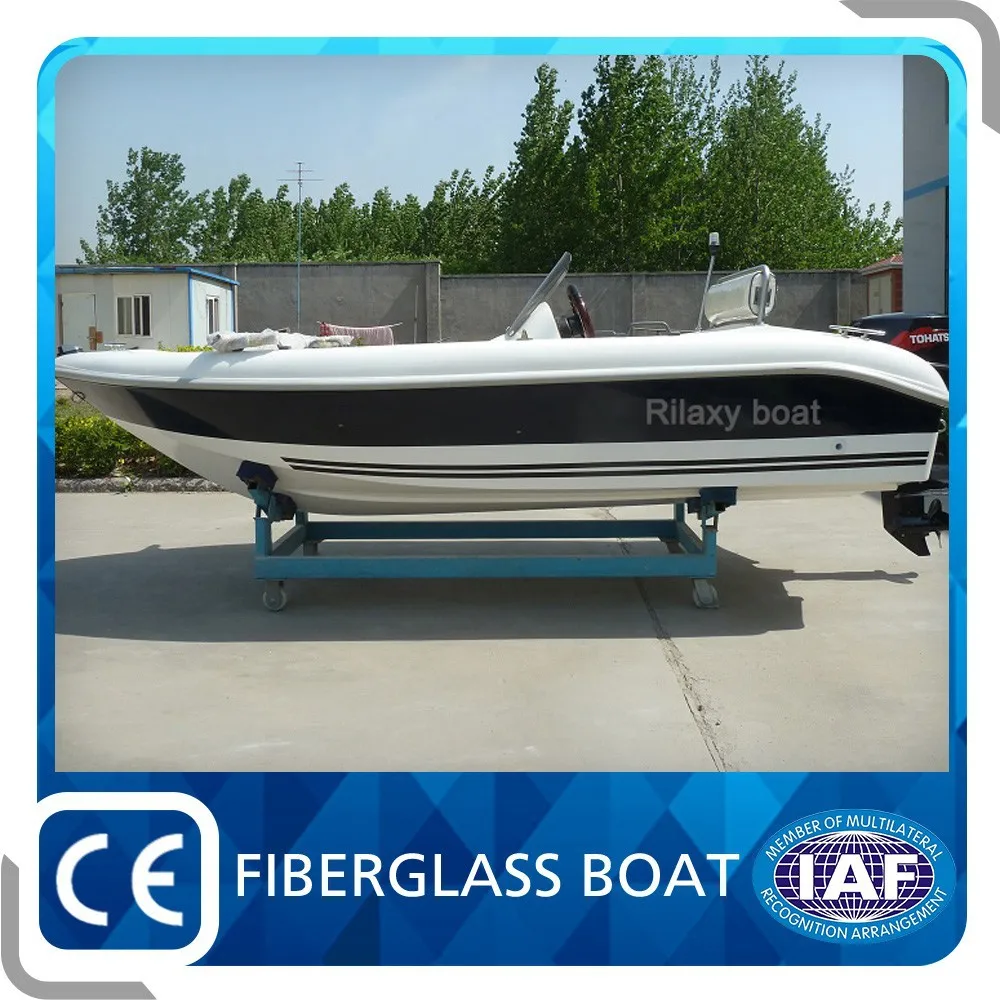 Made in China fiberglass fishing open small boat