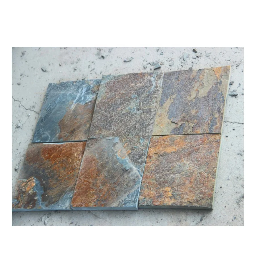 Useful paving stones natural rusty outdoor flagstone flooring