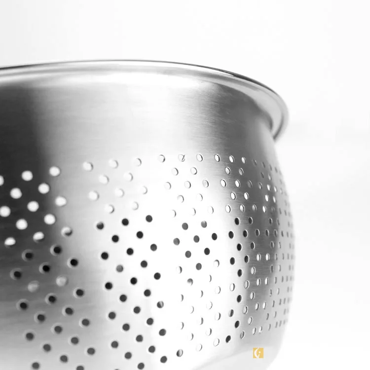 
304 Stainless steel Rice sieve Household kitchen supplies Rice pan Drainage basket 