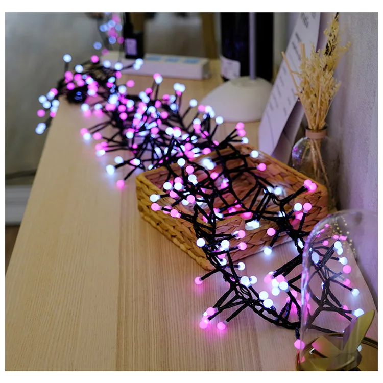 Xmas tree decoration 3m 400led mini ball firecracker led string light Christmas fairy light