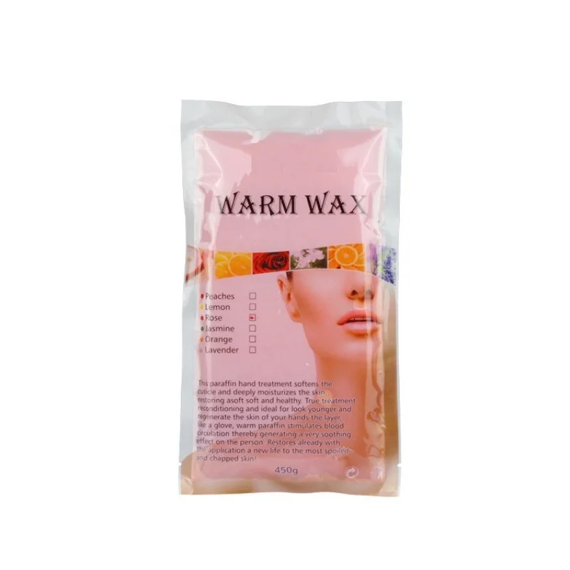 SPA cosmetic paraffin wax fully refined paraffin beauty wax 1LB 450g/bag 15flavors paraffin wax