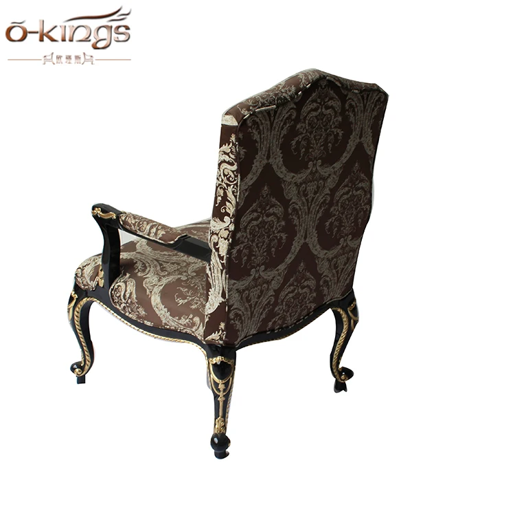 Saudi Arabia Palace furniture hotel court style fabric louis xv chair