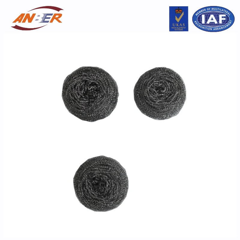 China Manufacture  Metal Kitchen Scourer Sponges  Pads Stainless Steel Scrubbers for Cleaning