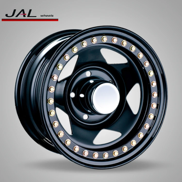 Star Shaped A15 Chrome 5x139.7 Steel Wheels 4x4 Auto Rims for SUVs