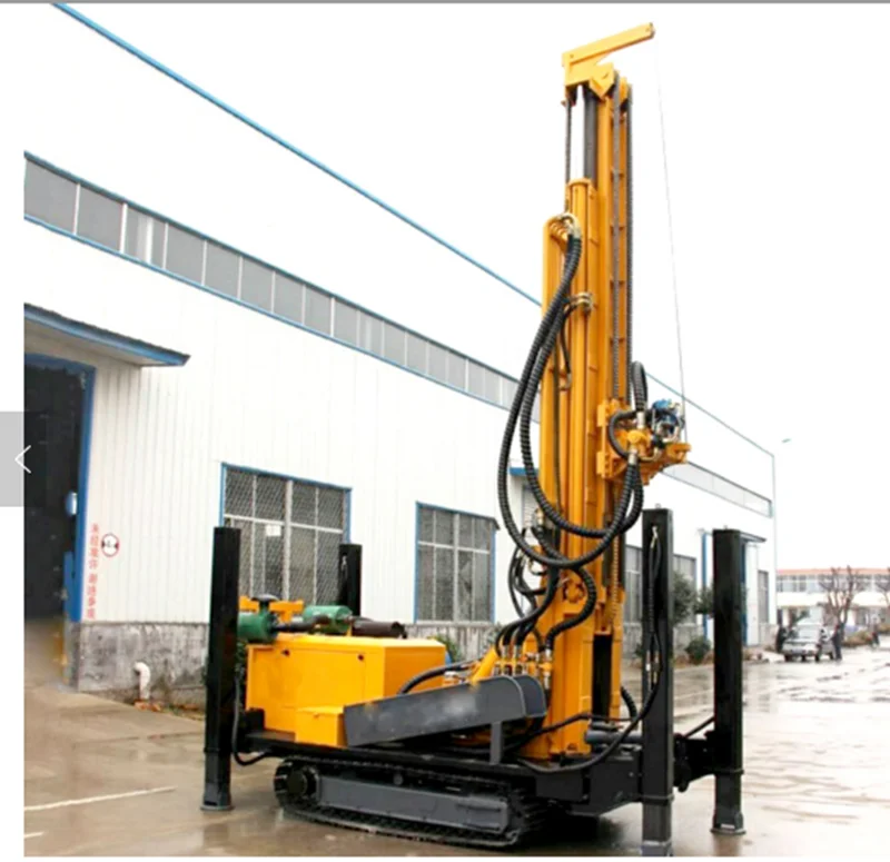 BDM-200T model track mounted DTH water well drilling rig