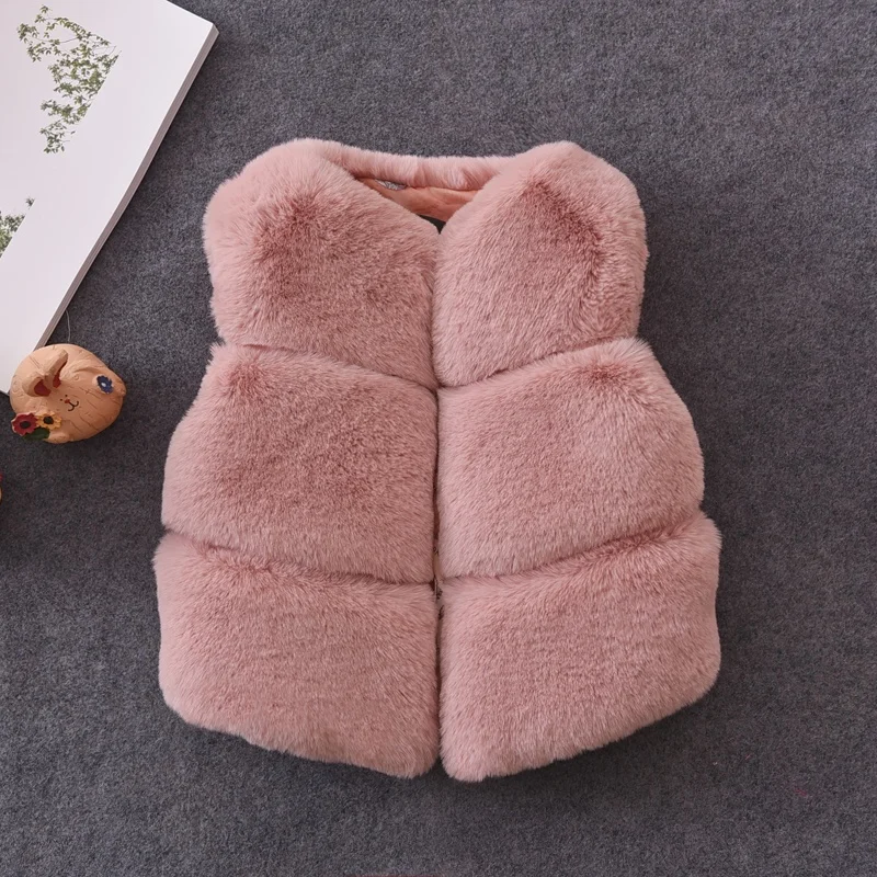 
Baby Girl Faux Fur Coats Wholesale Fur Latest Waistcoat Design For Girl 