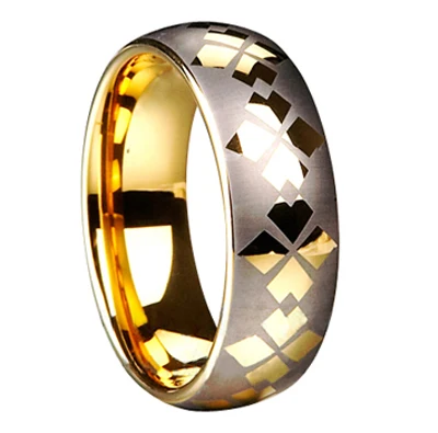 Tungsten ring latest gold finger ring designs gold wedding ring