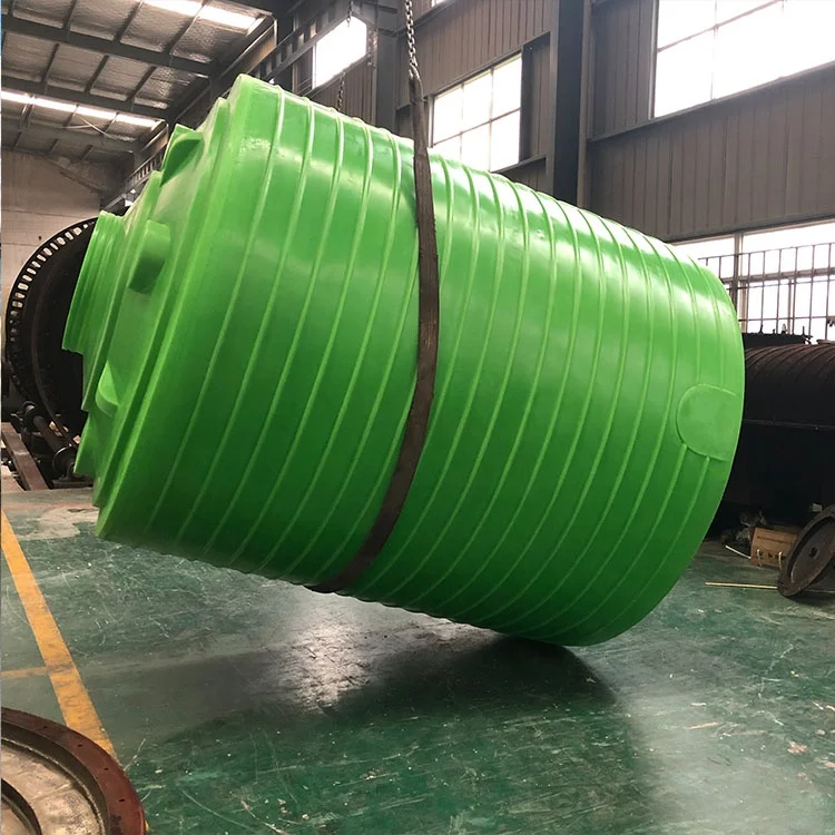 10000Liter Green Color Round Flat Bottom Poly Vertical Plastic Water Liquid Storage Tanks For water treatment