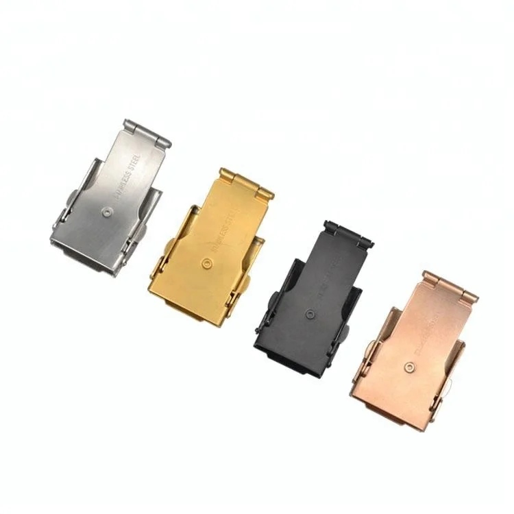 
 Модная металлическая складная пряжка из нержавеющей стали 304 для ремешка часов 18 дюймов 20 дюймов 22 дюйма 24 мм  