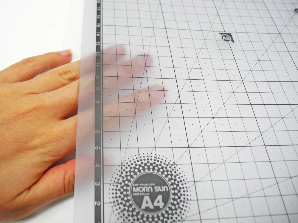 stable supply a1 90X60cm 3 Layers Self Healing Anti Slip PVC Transparent Cutting Mat for light box and drawing board