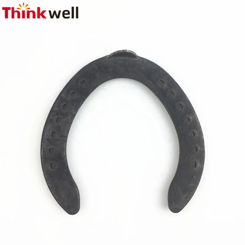 black,silver Color and fored steel material Iron horseshoe
