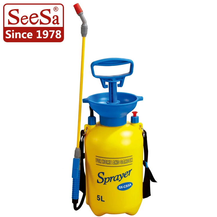 Seesa Garden 5L Plastic High Pressure Pump Chemical Sprayer