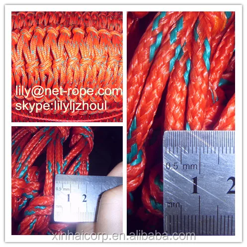 
HDPE PE braided fishing net by machine knitted 