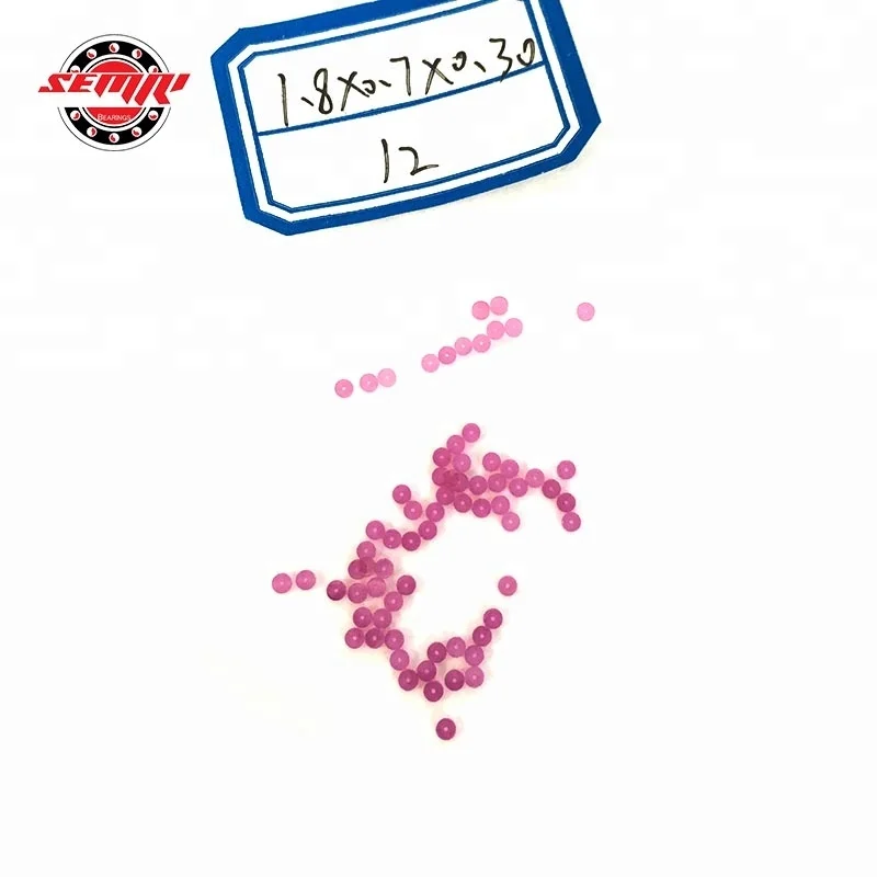 Подшипник под заказ 1,8*0,7*0,3 мм, рубиновый подшипник