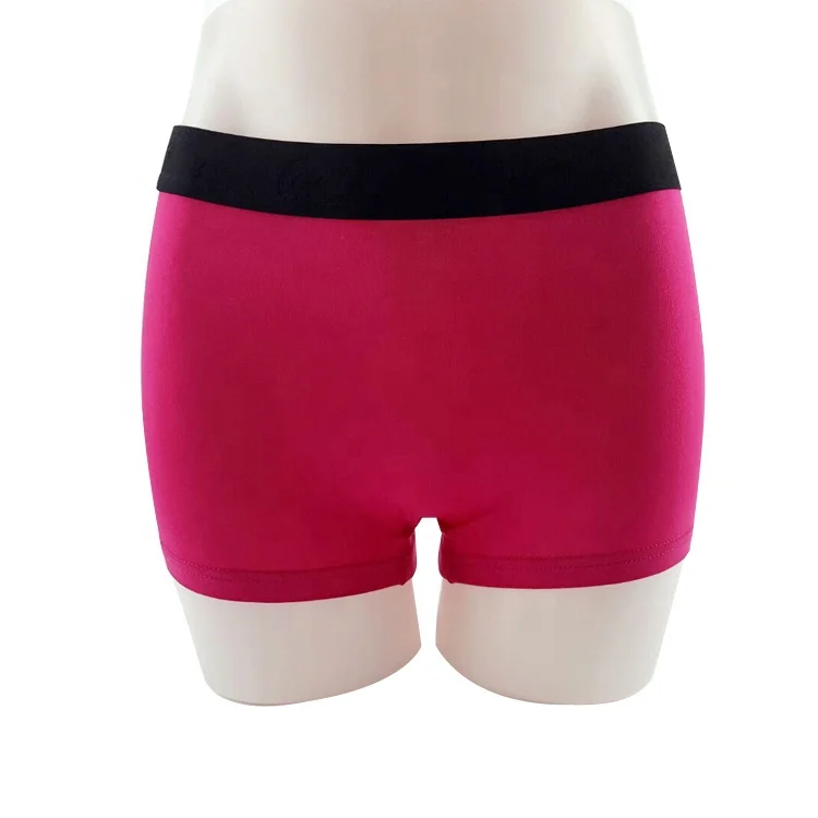 
Custom high-quality simple ladies cotton boxer briefs underwear 