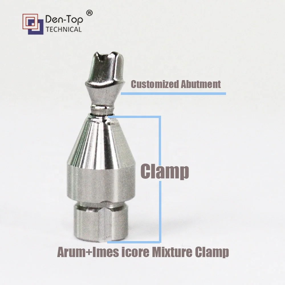 4 оси координироваться с ЧПУ стоматологическое лабораторное фрезерный станок с ЧПУ, чтобы настроить индивидуальный имплантат