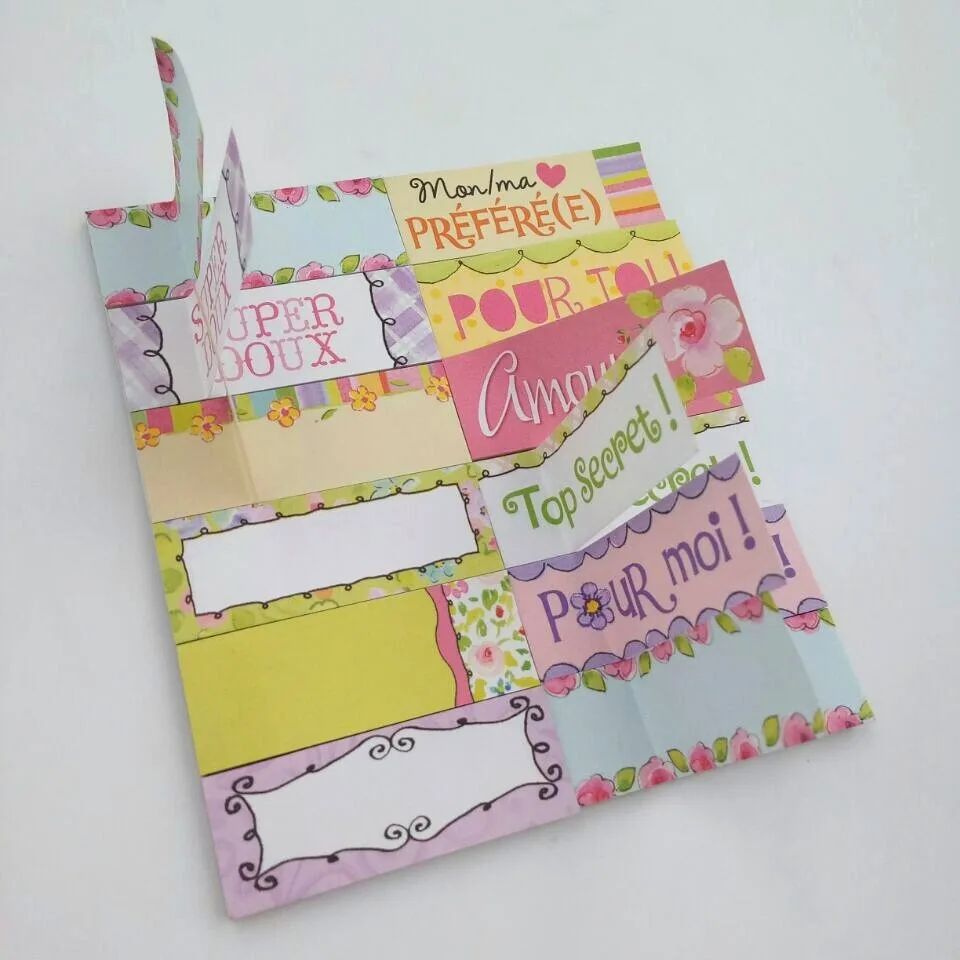 kawaii student stationery Removable Self Adhesive Sticky Notes memo pads