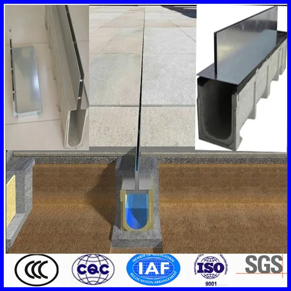 
Resin concrete channel drainage trench cover drain grate 