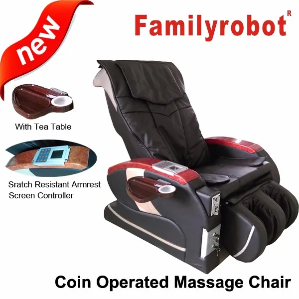 2022 GSM Credit Card Smart Commercial Coin Massage Chair/Shiatsu Credit Coin Operated Massage Chair