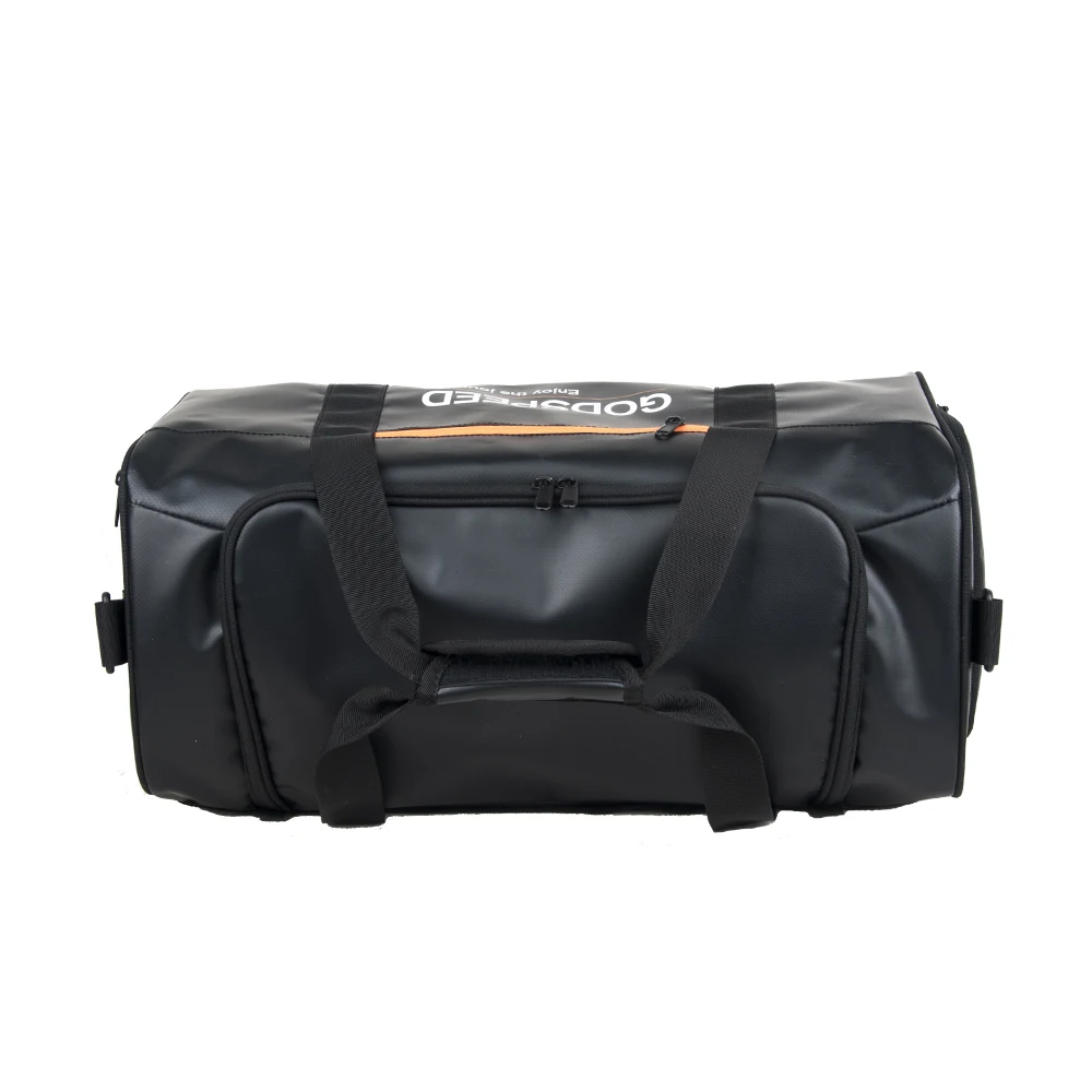 New design waterproof travel sport carry on smell proof duffle bag with shoes pocket