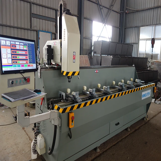 aluminum profile copy router groove hole cnc milling machine