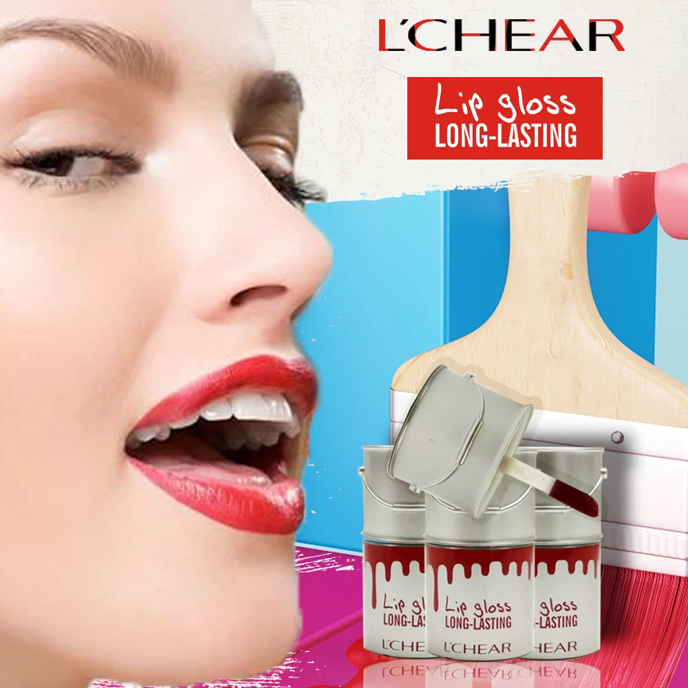 
LCHEAR wholesale cosmetics 12 Colors matte Lipgloss Make Your Own Lipgloss Waterproof Lip Gloss DQ1128 