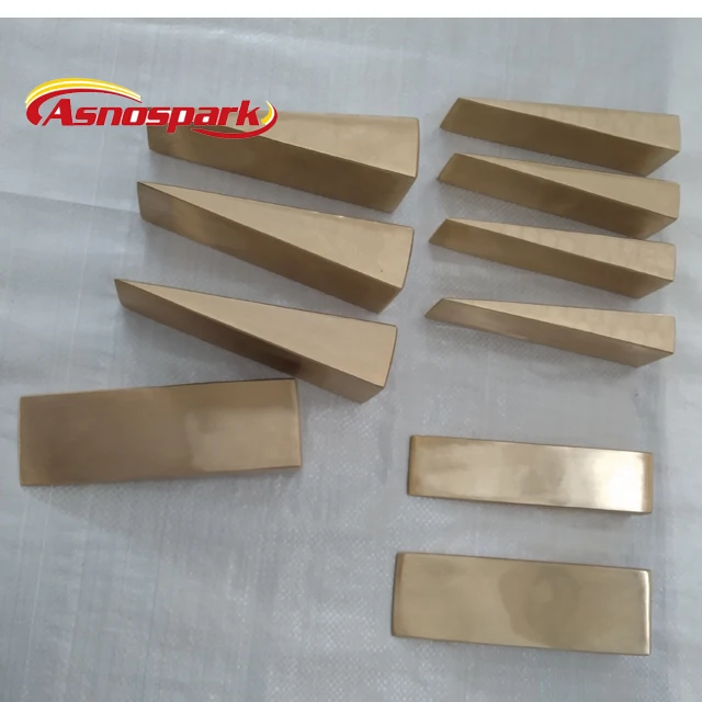 Non sparking brass copper alloy wedge