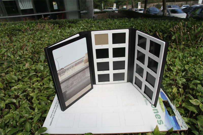 
Durable Plastic PVC Quartz Tile Sample Book for Large Size Sample 