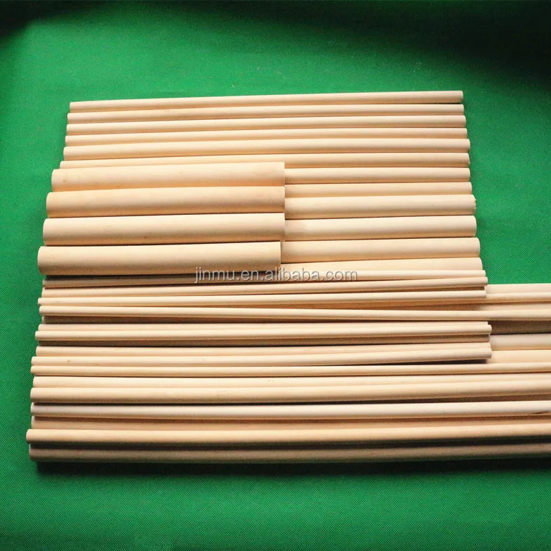 
 Высококачественные деревянные круглые стержни для детских игрушек «сделай сам», сделано в Китае  