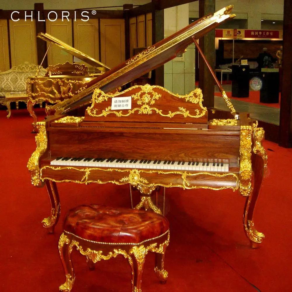 New!!! Luxury Gold piano and Brown  Grand Piano GP-2 for sale, Luxurious furniture and for sale piano