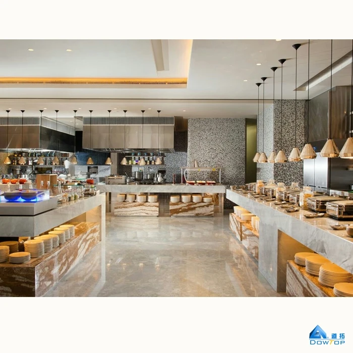 All day dining hotel buffet table hotel breakfast buffet counter design