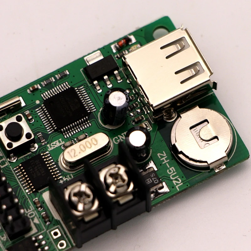 New Types Led Display USB Control Card ZH-5U2L With 2pc Hub 12
